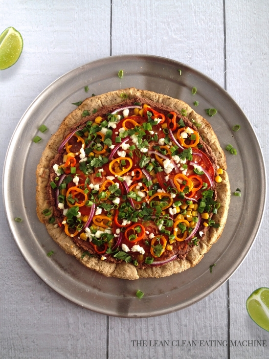 Lightened-Up Mexican Pizza
