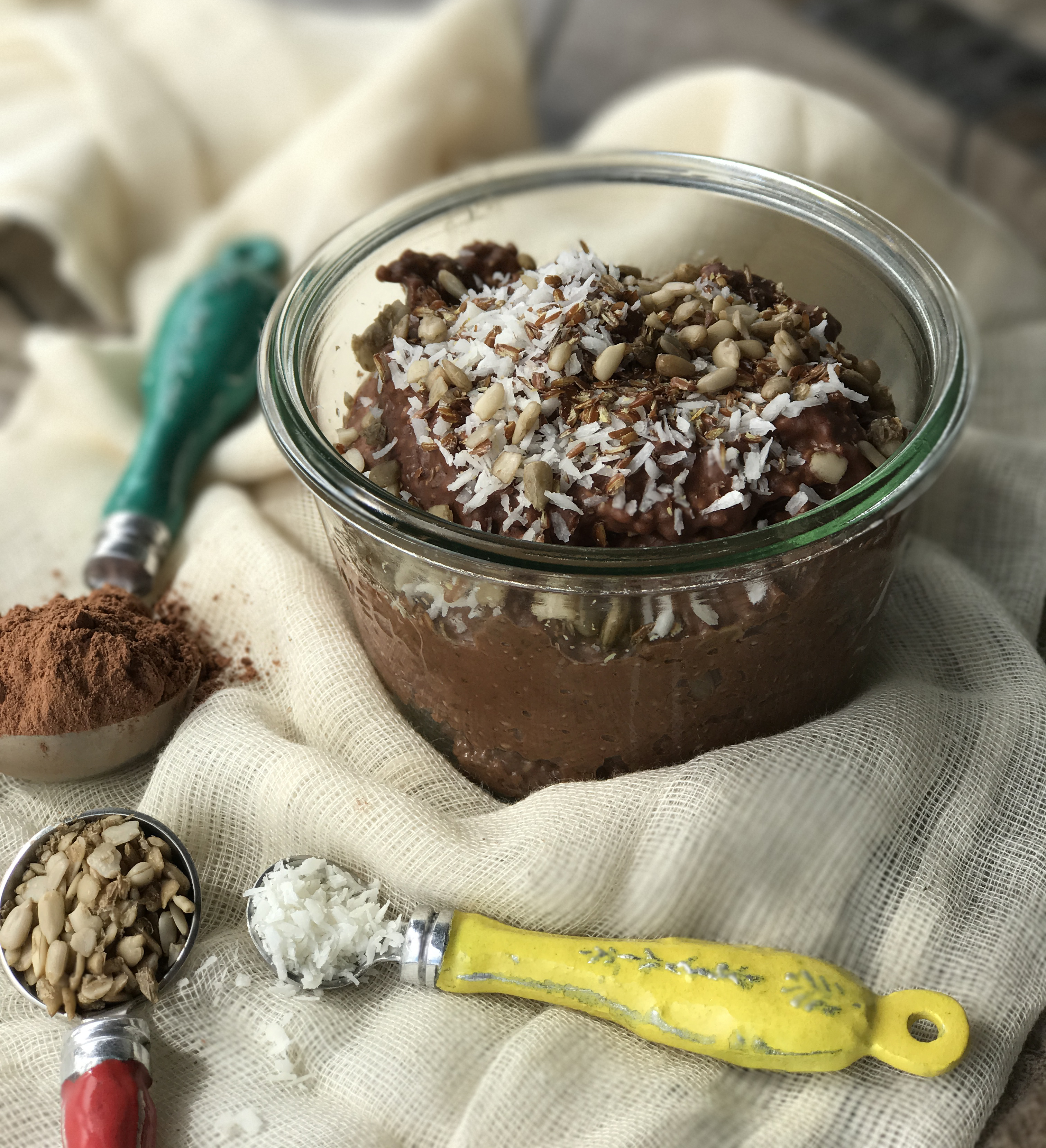 Brownie Batter Chia Seed Pudding