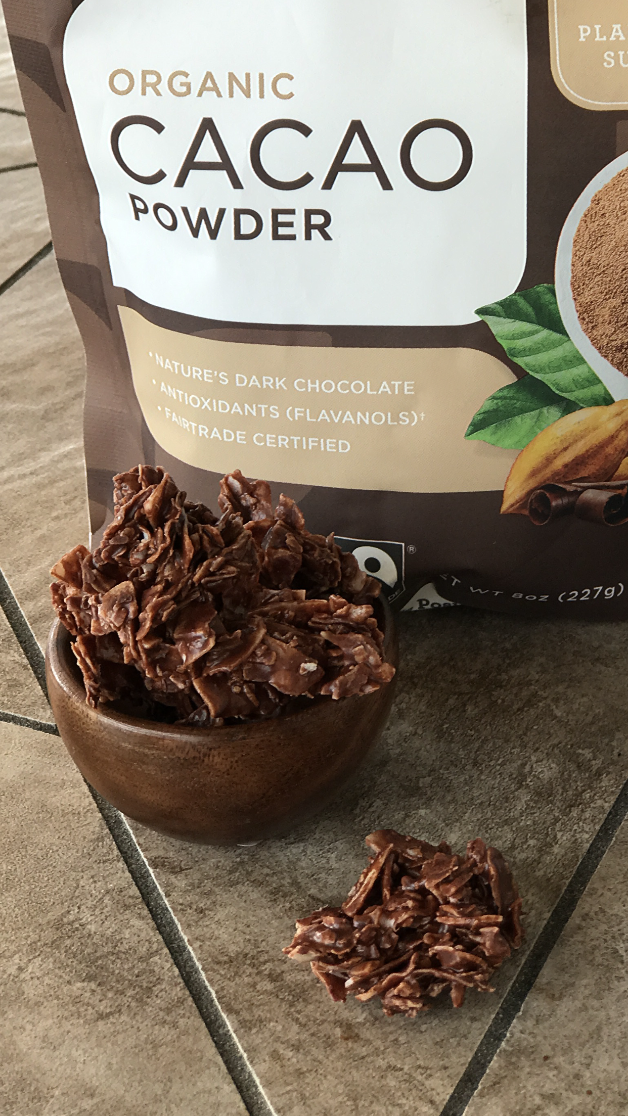 Sugar Free Cacao Clusters
