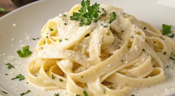 Creamy Garlic Zucchini Noodles