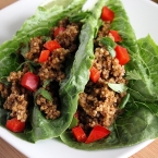 Raw Romaine Wrapped Tacos