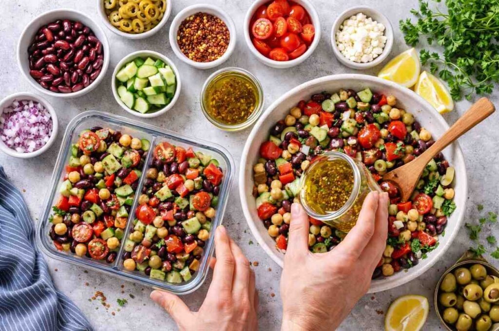 Core Components of a Dense Bean Salad