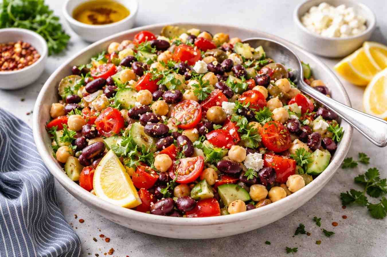 How to Make the Perfect Dense Bean Salad: Protein-Packed, Flavorful, and Meal Prep Ready