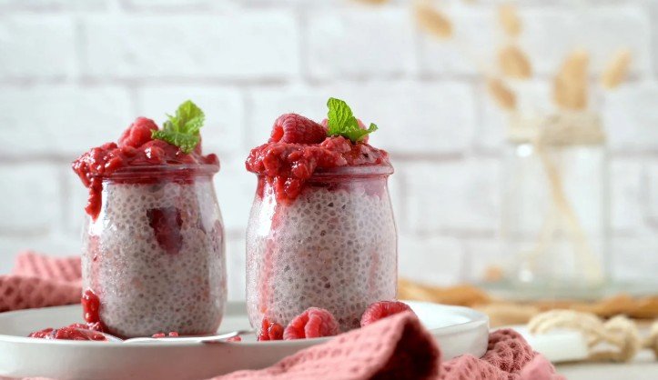 Mint Chocolate Chia Pudding