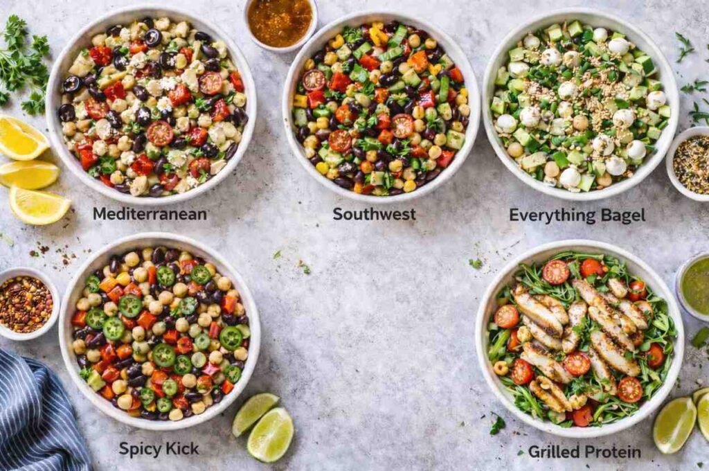 Popular Variations of Dense Bean Salad