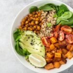 Quinoa, Avocado and Sweet Potato Timbale