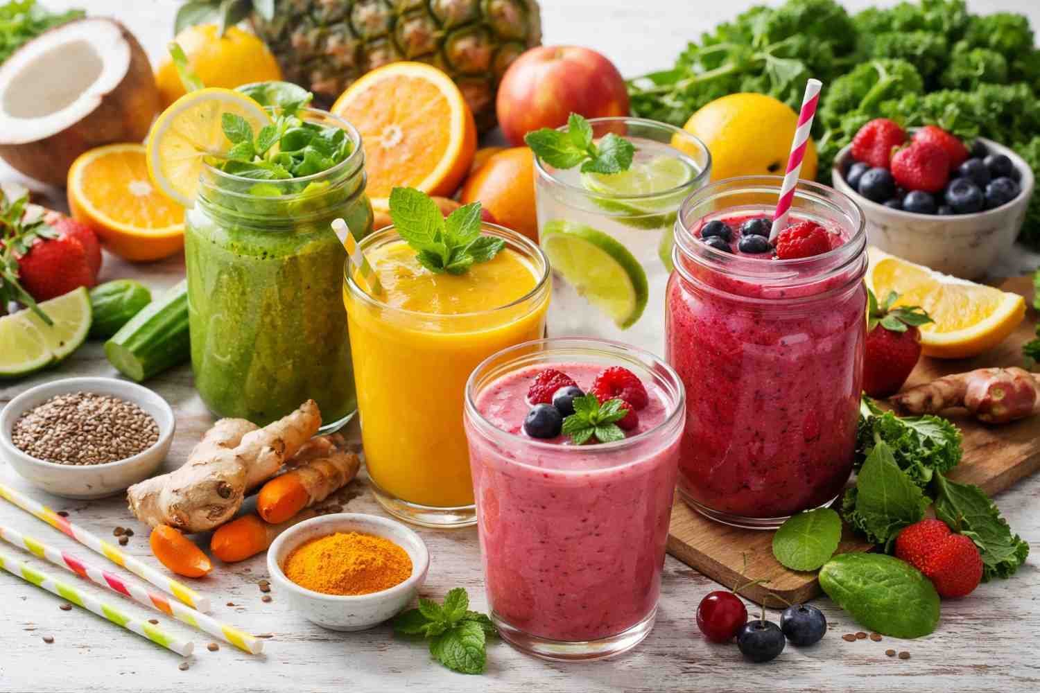 Refresh, Detox, and Energize The Best Homemade Health Drinks for Wellness