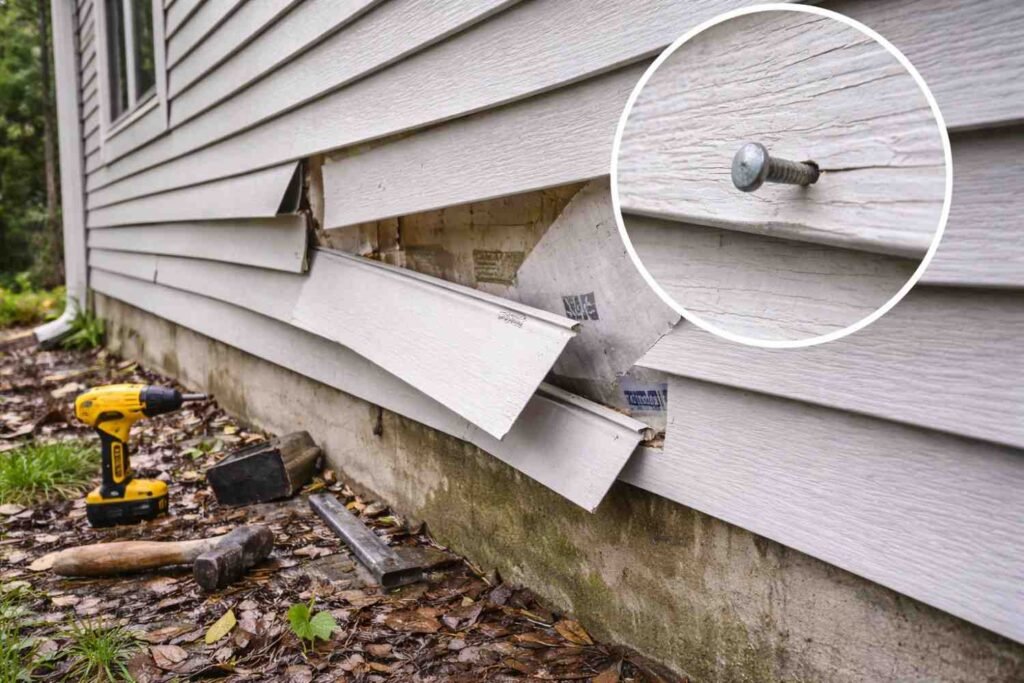 Poor Installation and Weak Fastening