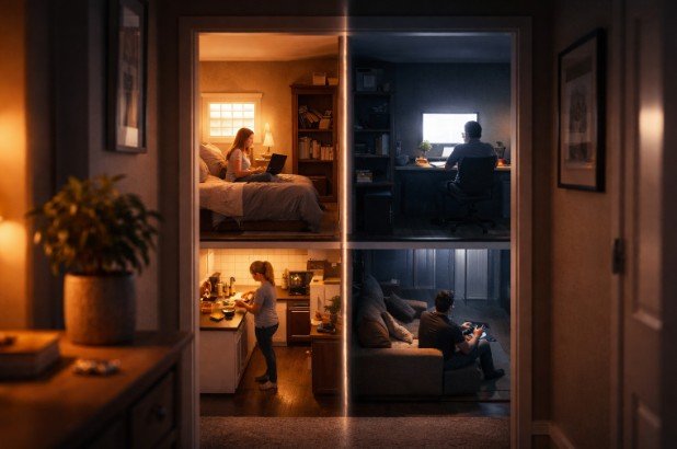 How to live separate lives in the same house