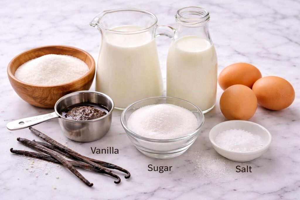 What You’ll Need to make Vanilla icecream at home