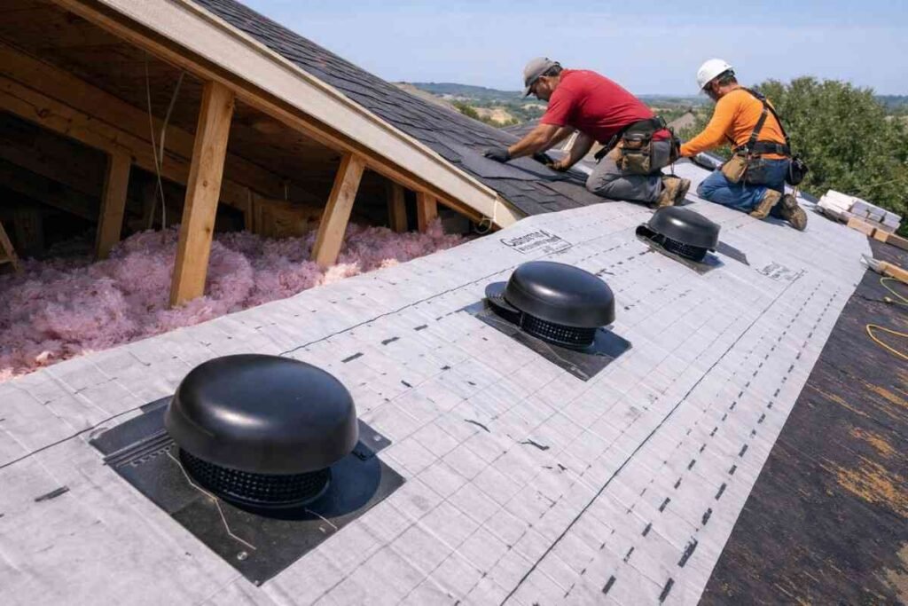 Address Ventilation and Underlayment Needs