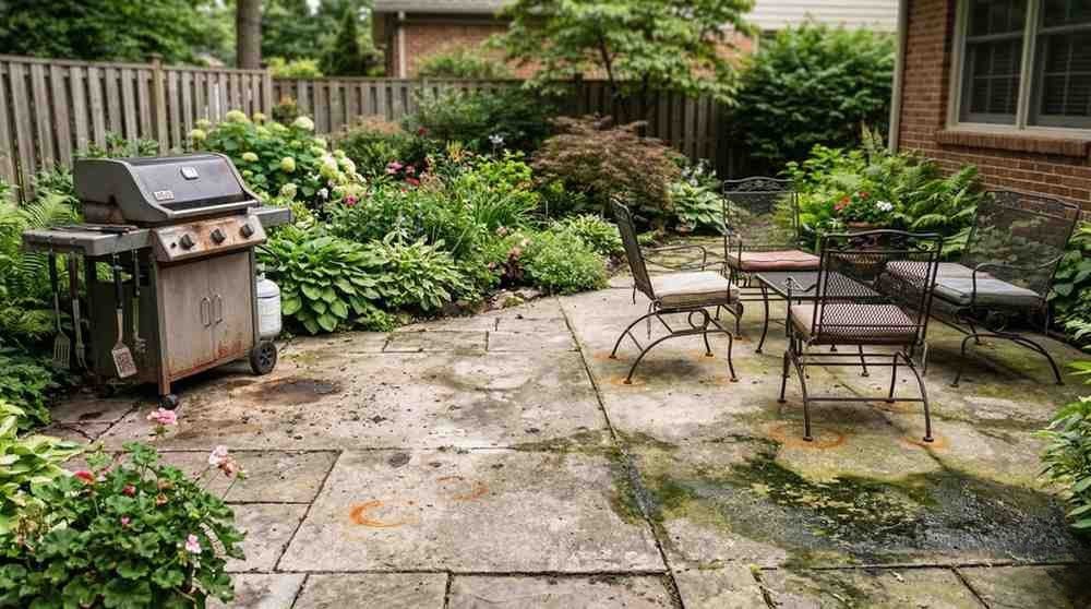 Permanent Stains and Surface Decay 