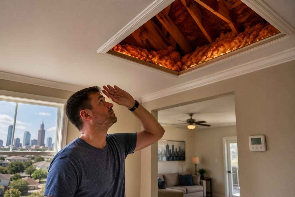 Excess Heat Near the Ceiling and Attic