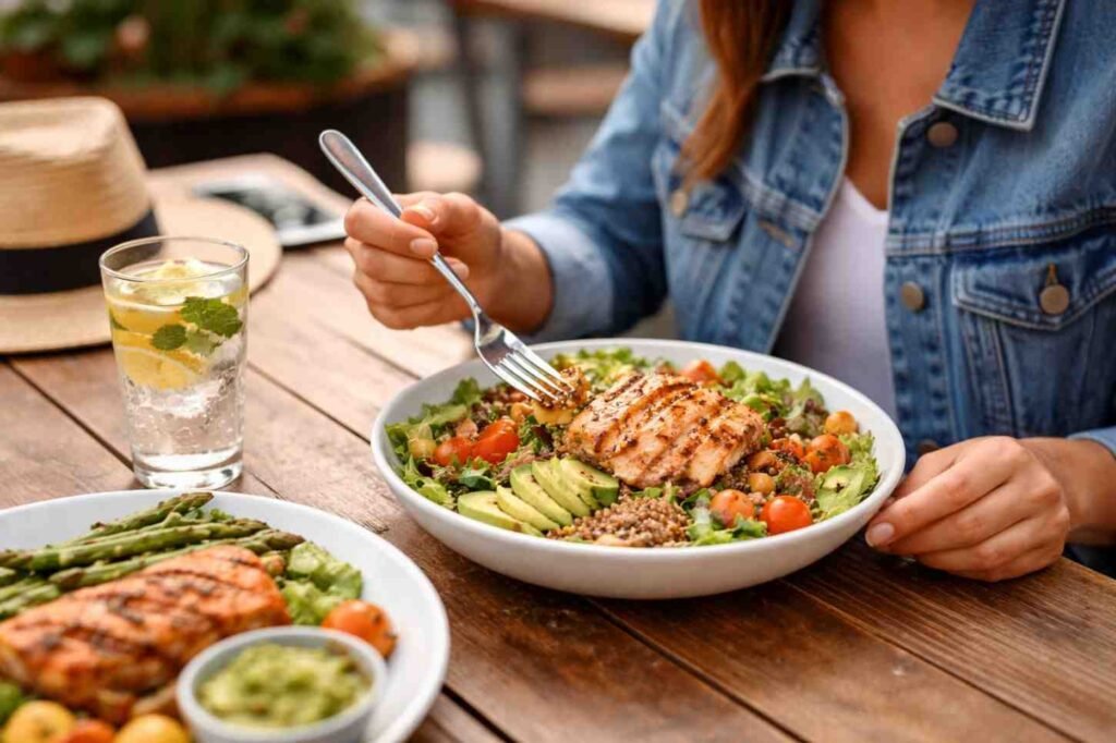 How To Eat Healthy At Restaurants While Traveling