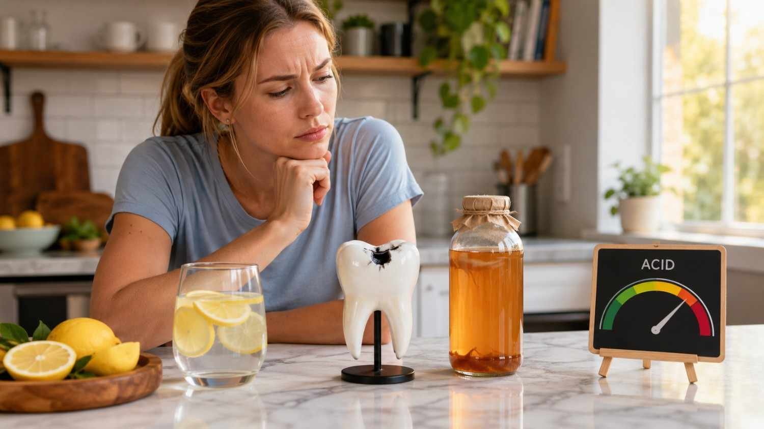 What About Lemon Water and Kombucha