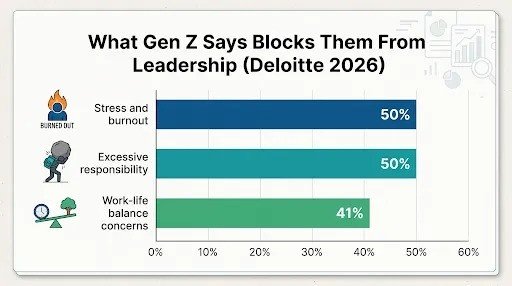 What Gen Z Says Blocks Them From Leadership (Deloitte 2026)