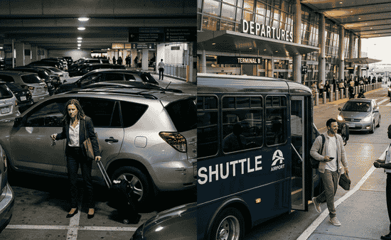The Hidden Costs of Self-Driving to the Airport