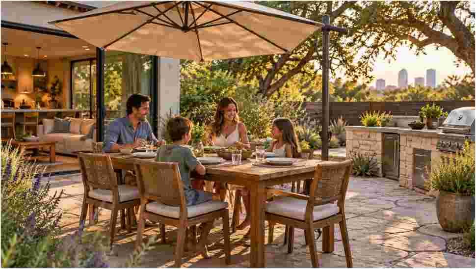 Designing an Outdoor Living Area for Summer Use